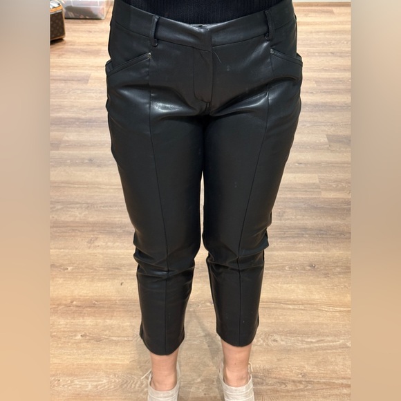 Authentic  European Brand SUNCOO LEATHER JEFF PANTS - Picture 3 of 12